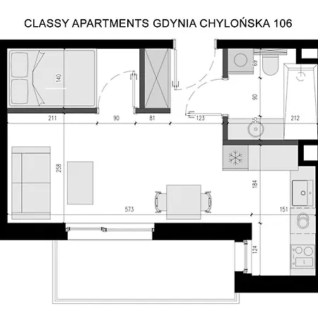 Apartment Classy - - Chylonska